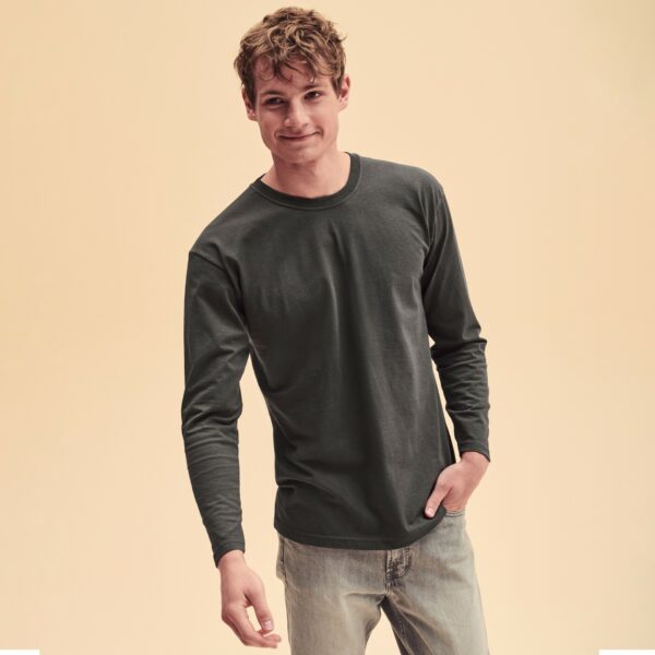 CAMISETA FRUIT OF THE LOOM VALUEWEIGHT LONG SLEEVE - Imagen 2