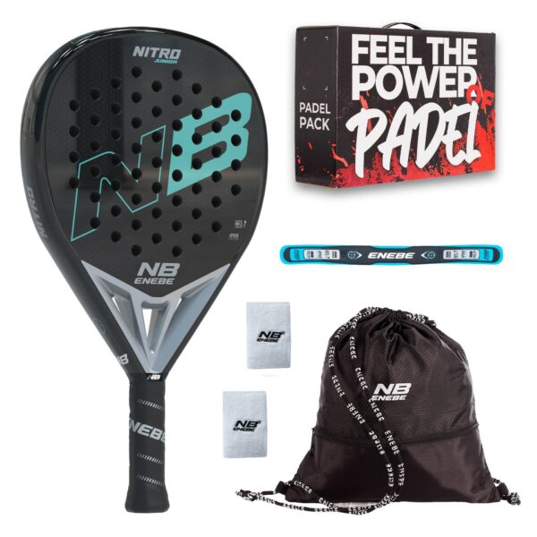 PACK ENEBE NITRO GREEN JUNIOR PADEL