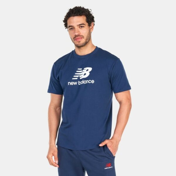 Camiseta new balance essentials stacked logo mt31541 - Imagen 5