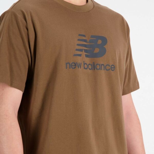 Camiseta new balance essentials stacked logo mt31541 - Imagen 8