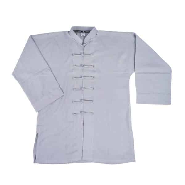 Chaqueta Kung Fu Lino gris - Imagen 17