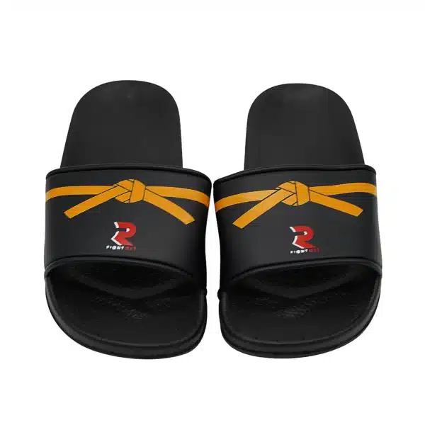 CHANCLA NEGRO / NARANJA FIGHT SPORT