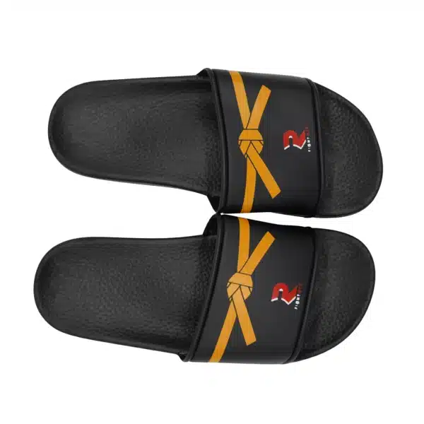 CHANCLA NEGRO / NARANJA FIGHT SPORT - Imagen 6
