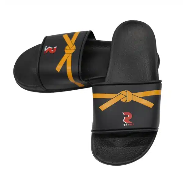 CHANCLA NEGRO / NARANJA FIGHT SPORT - Imagen 7