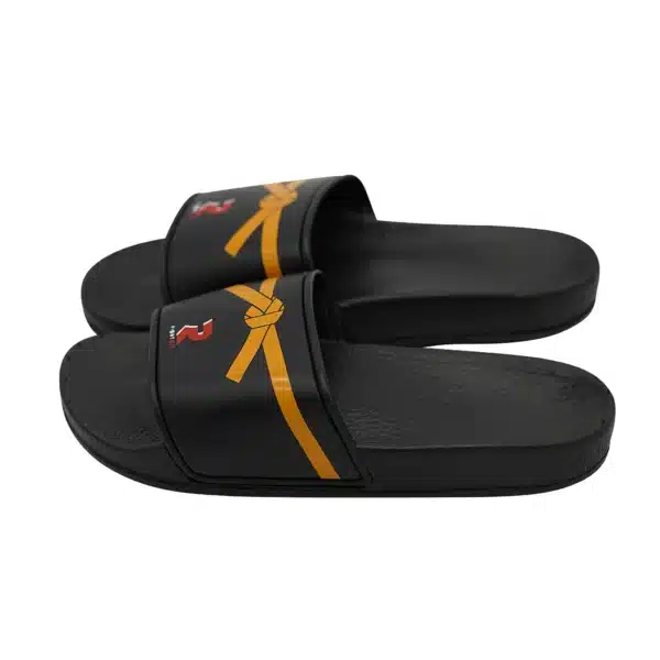 CHANCLA NEGRO / NARANJA FIGHT SPORT - Imagen 8