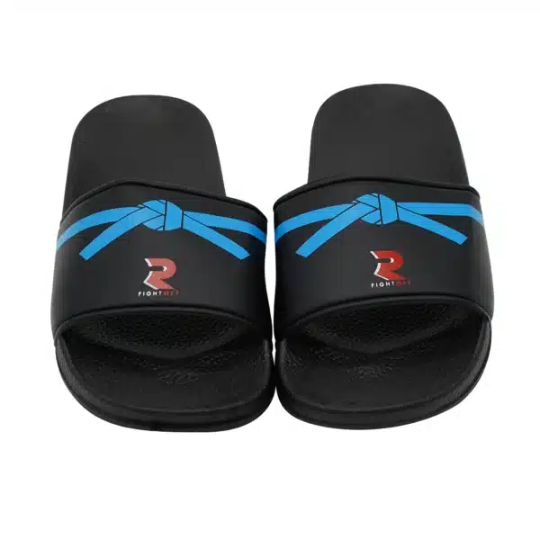 CHANCLA NEGRO / AZUL FIGHT SPORT