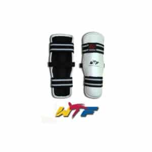 Espinilleras taekwondo olímpico.