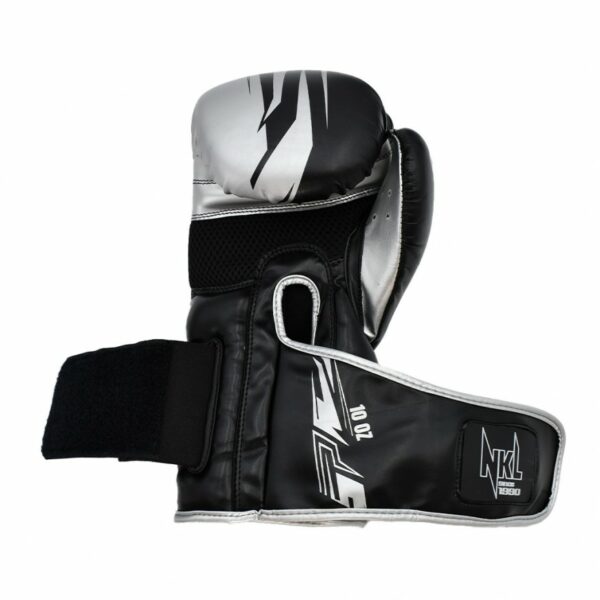 GUANTES DE BOXEO NKL 1990 NEGRO-PLATEADO//NEGRO-DORADO/NEGRO-NARANJA - Imagen 8