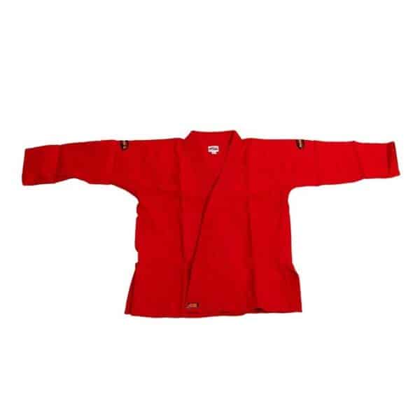 KIMONO ENTRENAMIENTO JIU.JITSU ROJO/NEGRO - Imagen 2