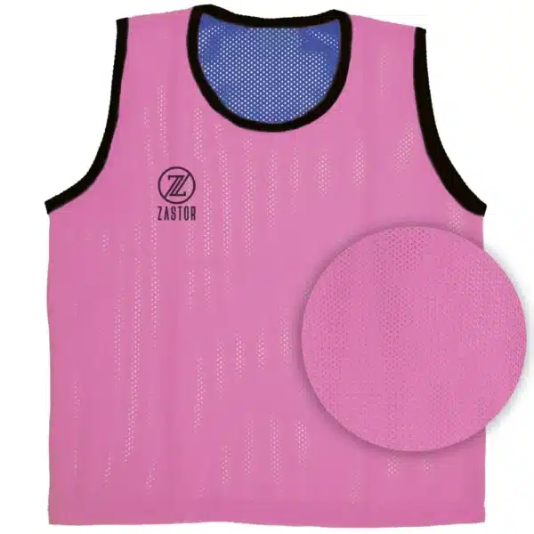 Peto entrenamiento reversible RESSY royal-rosa - Imagen 4