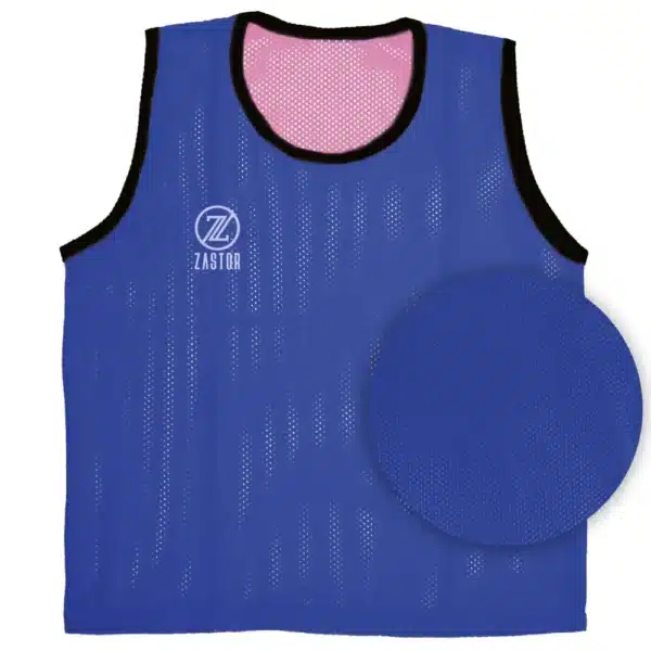Peto entrenamiento reversible RESSY royal-rosa - Imagen 3