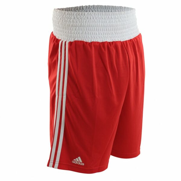 SHORT DE BOXEO ADIDAS ROJO/BLANCO - ADIBTS02 PANTALON - Imagen 3