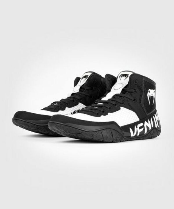 Venum Elite Wrestling Shoes Negro-Blanco