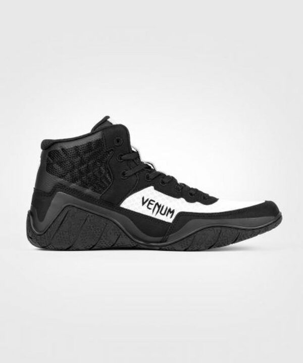 Venum Elite Wrestling Shoes Negro-Blanco - Imagen 3