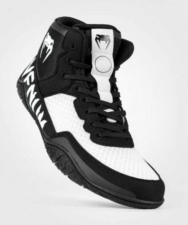 Venum Elite Wrestling Shoes Negro-Blanco - Imagen 2