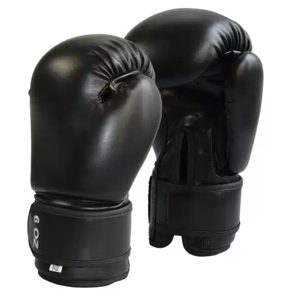 GUANTES BOXEO JUNIOR NEGRO-GRIS 6 OZ