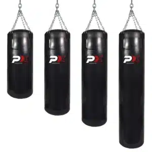 SACO DE BOXEO RELLENO NEGRO PX ALLROUND 100/130/160/190