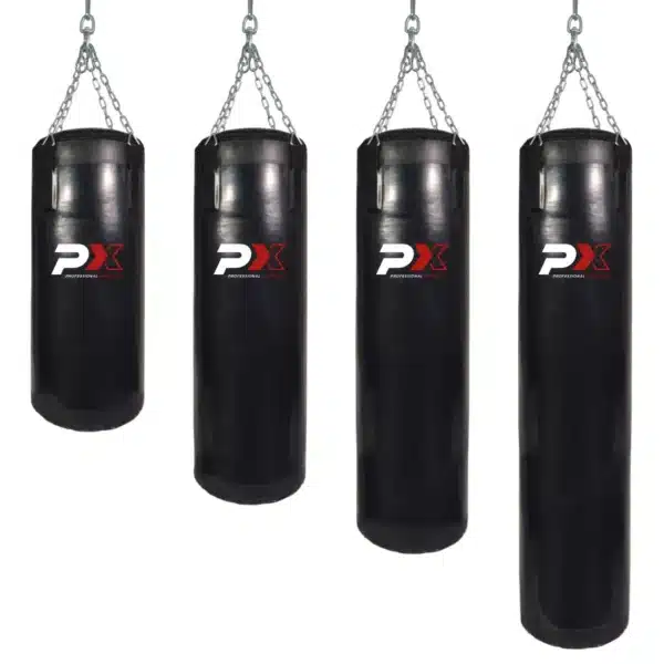 SACO DE BOXEO RELLENO NEGRO PX ALLROUND 100/130/160/190