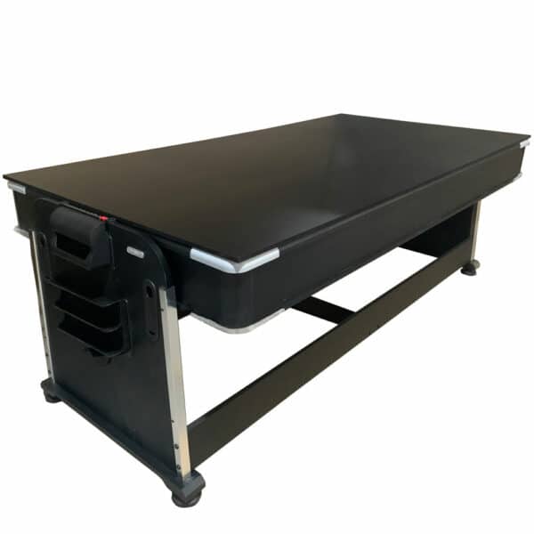 Multijuego giratorio 4 en 1 Olimpus – Tapete Azul (Billar, Air Hockey – Ping-Pong, Mesa comedor) - Imagen 11