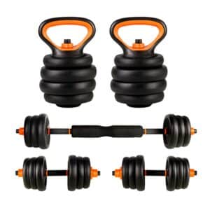 SET ENTRENAMIENTO MUSCULAR,PESA RUSA,MANCUERNAS
