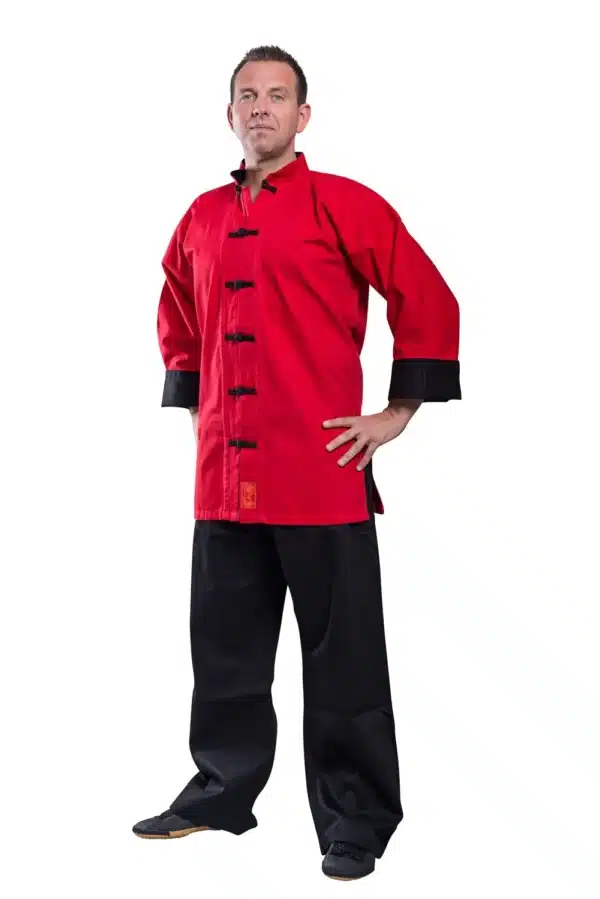 CHAQUETA KUNG FU SHAOLIN II ROJO - Imagen 3