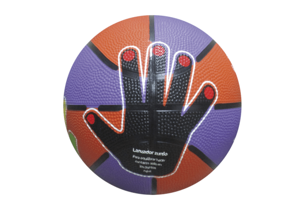 Balón Baloncesto SAYKI Manos - Talla 5 - Imagen 4