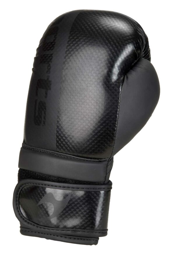 GUANTES BOXEO KIDS "ASSASSIN" 6 OZ NEGRO JUSPORTS - Imagen 3