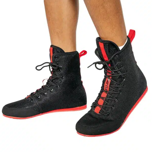 Bota Sabate y Boxeo Challeger Hi Negro/Rojo - Imagen 2