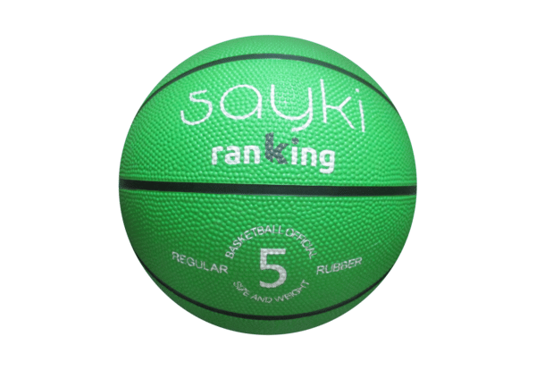 Balón Baloncesto SAYKI MORADO/ROSA/VERDE TALLA 5 - Imagen 7