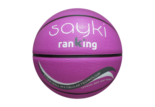 Balón Baloncesto SAYKI caucho celular Amarillo - Talla 5 - Imagen 10