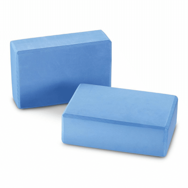 Block yoga 7,5 cm,foam 200gr AZUL. 23x15cm (unidad)