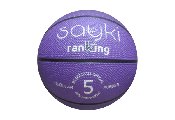 Balón Baloncesto SAYKI MORADO/ROSA/VERDE TALLA 5
