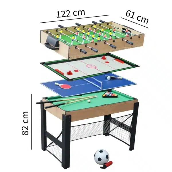Mesa Multijuegos PENTAFORCE infantil 5 en 1 - Imagen 2