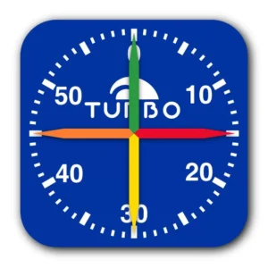 RELOJ DE PISCINA AZUL/NEGRO/BLANCO (80x80x7)