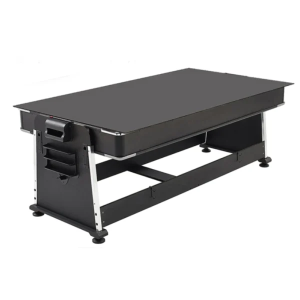 Multijuego giratorio 4 en 1 Olimpus – Tapete Verde (Billar, Air Hockey – Ping-Pong, Mesa comedor) - Imagen 3