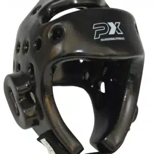 CASCO TAEKWONDO NEGRO/BLANCO PX