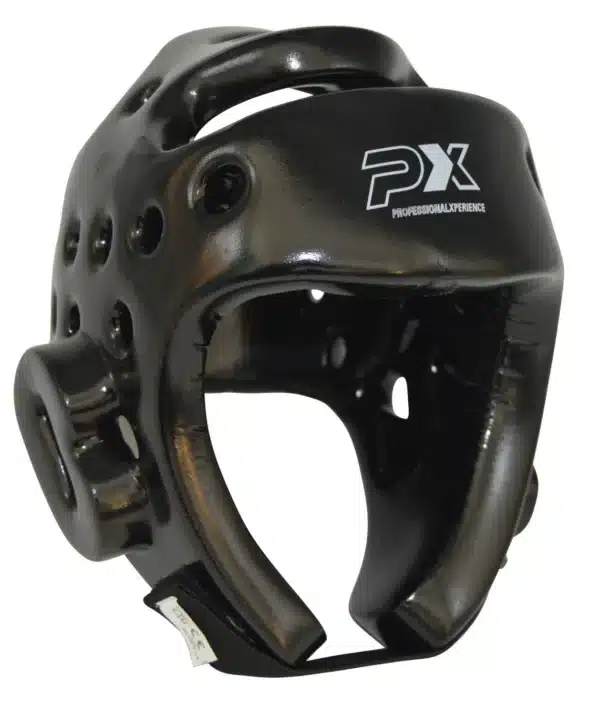 CASCO TAEKWONDO NEGRO/BLANCO PX