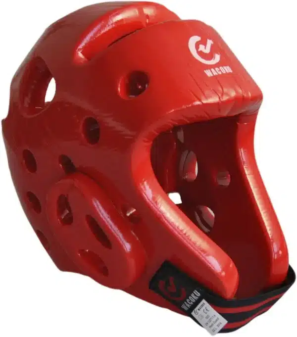 CASCO WACOKU WTF ROJO TAEKWONDO ROJO/AZUL - Imagen 2