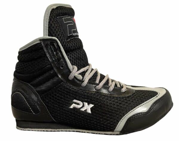 BOTAS BOXEO NEGRO-GRIS PX - Imagen 3