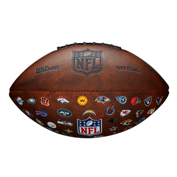 BALÓN FÚTBOL AMERICANO WILSON NFL OFF THROWBACK 32 TEAM - Imagen 4