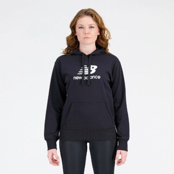 SUDADERA NEW BALANCE ESSENTIALS STACKED LOGO WT31533 MUJER - Imagen 3