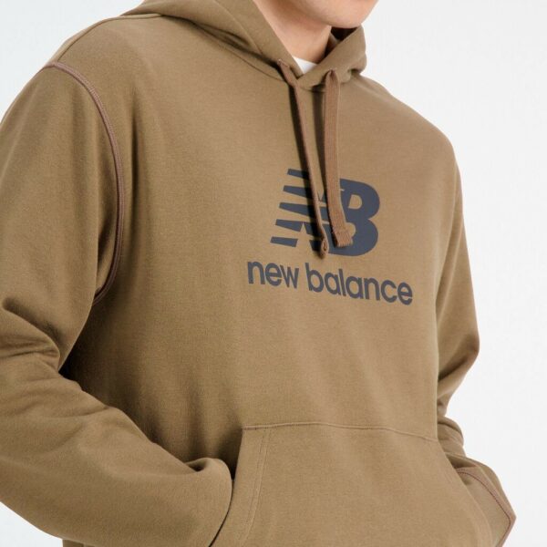 SUDADERA NEW BALANCE ESSENTIALS STACKED LOGO MT31537 - Imagen 2