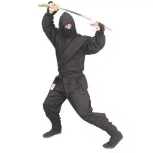 TRAJE NINJA NEGRO 6 PIEZAS