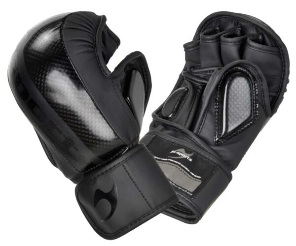 GUANTES MMA SPARRING "ASSASIN" CARBÓN JUSPORTS