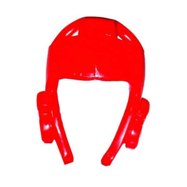 Casco de Taekwondo rojo/azul - Imagen 2