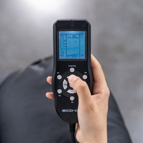 ECODE® Sillón de Masaje Levantapersonas, Reclinación Eléctrica 160º, Función Calor, Programas Auto, Vibro Ondulación, A++ Marrón ECO-8590UP M - Imagen 9