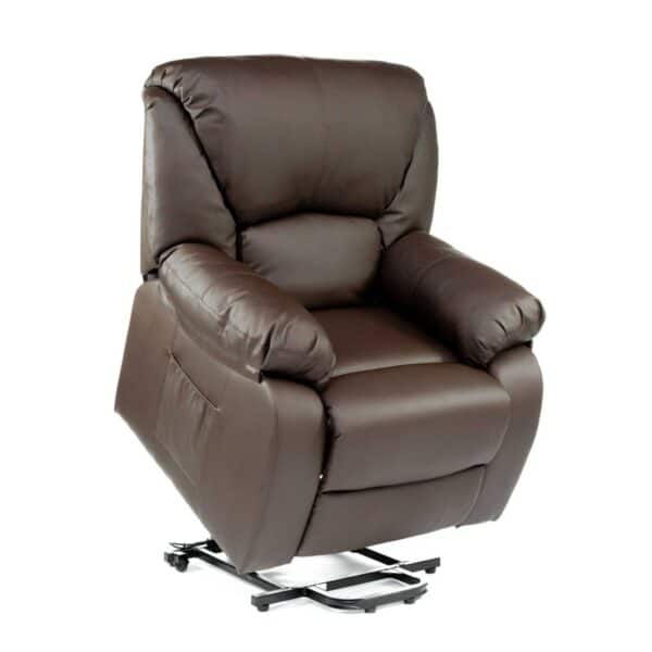 ECODE® Sillón de Masaje Levantapersonas, Reclinación Eléctrica 160º, Función Calor, Programas Auto, Vibro Ondulación, A++ Marrón ECO-8590UP M - Imagen 8
