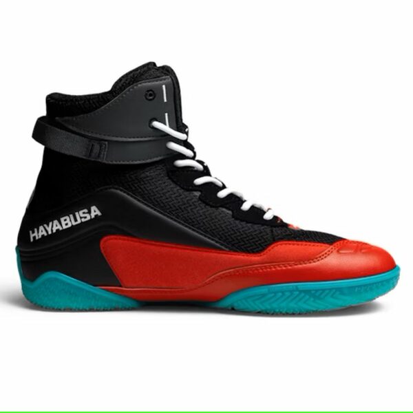 Hayabusa Talon Boxing Shoes Negro-Rojo - Imagen 6