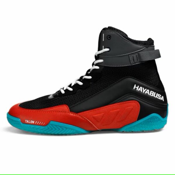 Hayabusa Talon Boxing Shoes Negro-Rojo - Imagen 5