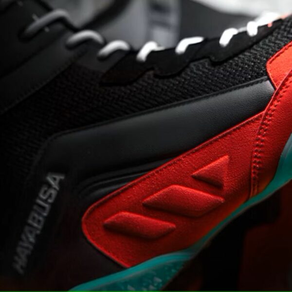 Hayabusa Talon Boxing Shoes Negro-Rojo - Imagen 3